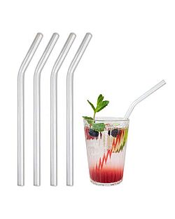 BarBaydos Trinkhalm Glas gebogen - von Contento