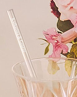 BarBaydos - Glastrinkhalme mit Namen personalisiert - für Hochzeit oder Geburtstag